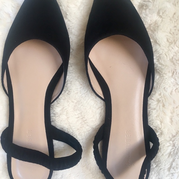 Sling Ballerina Genuine suede black 39 - Picture 2 of 3